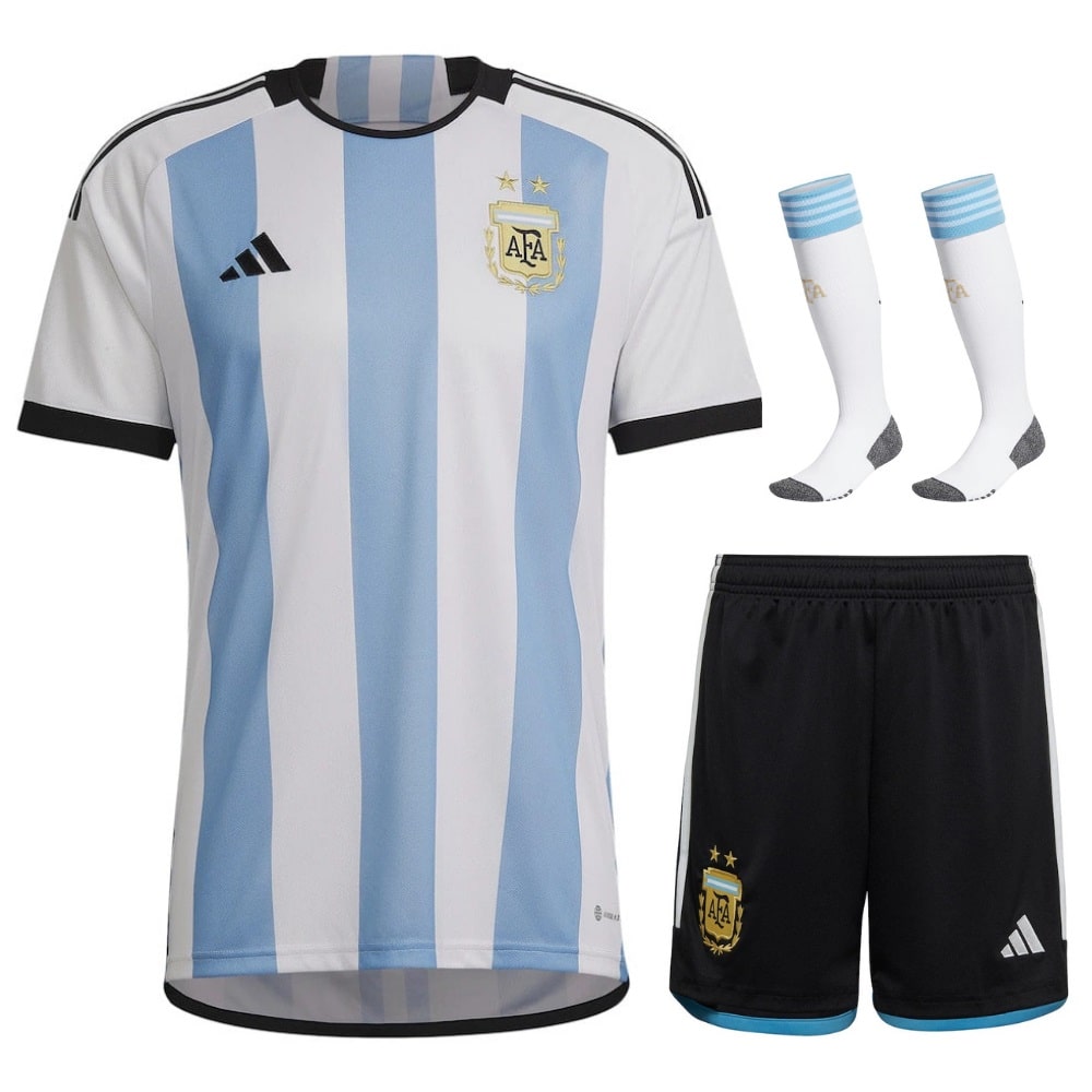 MAILLOT ENFANT ARGENTINE HOME COUPE DU MONDE 2022