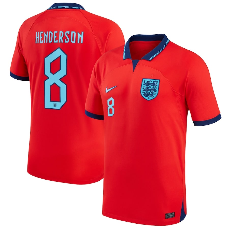 MAILLOT ANGLETERRE EXTERIEUR COUPE DU MONDE 2022 HENDERSON