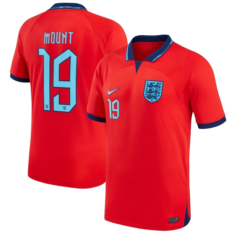 MAILLOT ANGLETERRE EXTERIEUR COUPE DU MONDE 2022 MOUNT