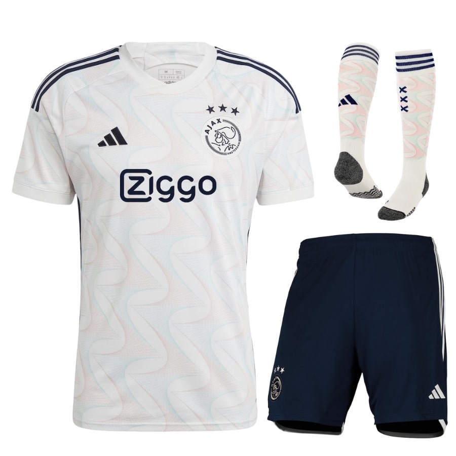 MAILLOT KIT ENFANT AJAX EXTERIEUR 2023 2024