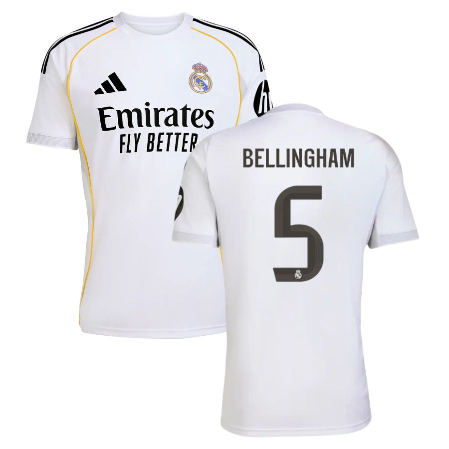 Maillot Real Madrid Domicile 2025 2026 Bellingham