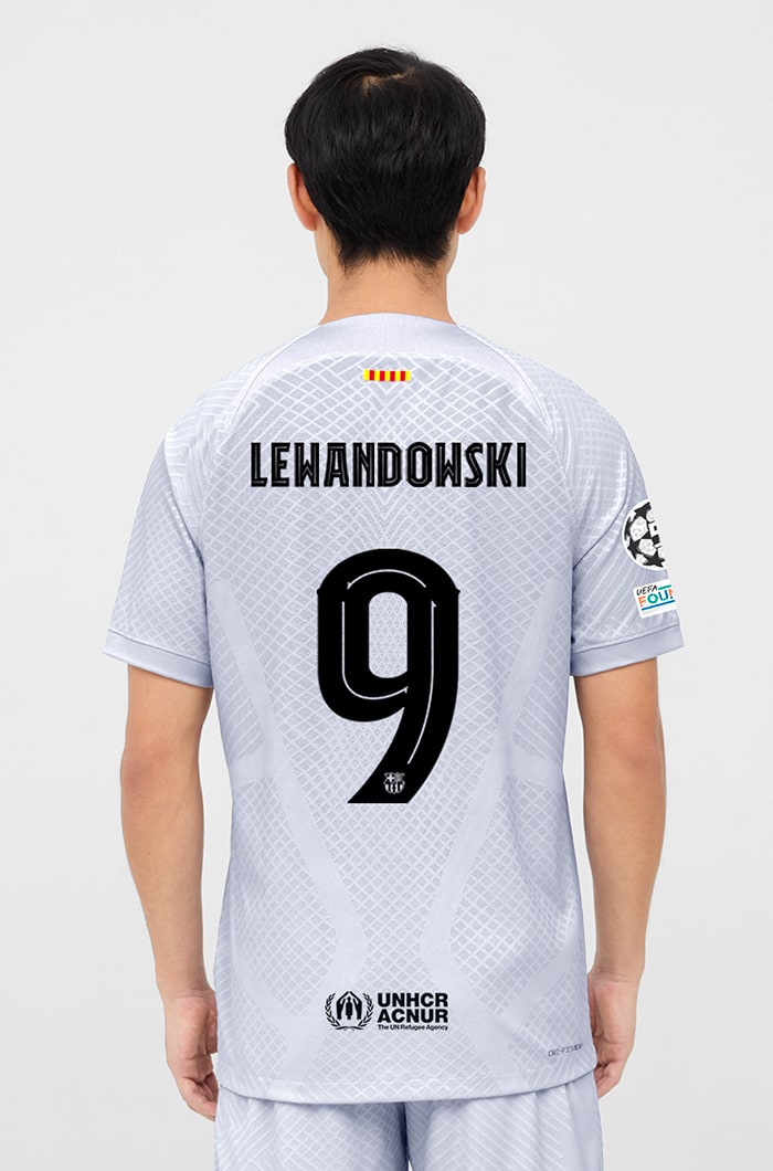 MAILLOT FC BARCELONE THIRD LEWANDOWSKI 2022 2023