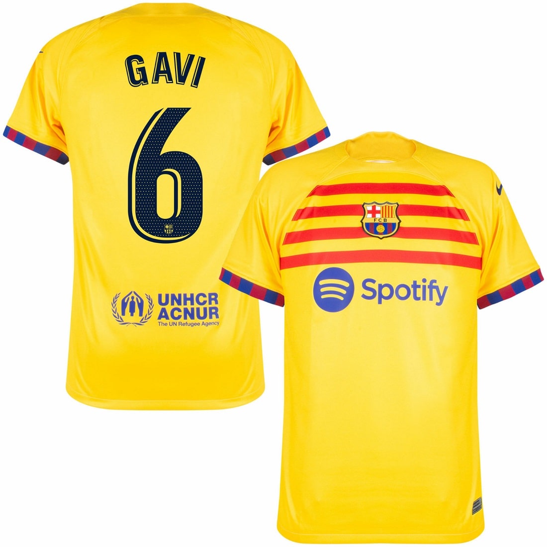 MAILLOT FC BARCELONE FOURTH GAVI 2022 2023