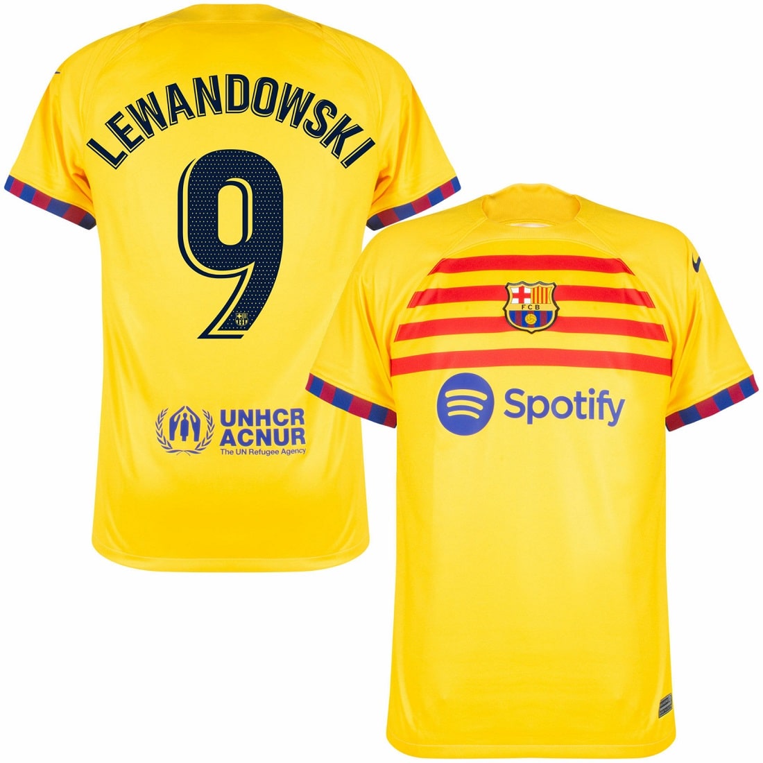 MAILLOT FC BARCELONE FOURTH LEWANDOWSKI 2022 2023
