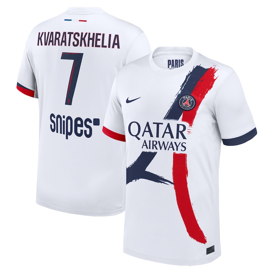 Maillot PSG Exterieur 2024 2025 Kvaratskhelia