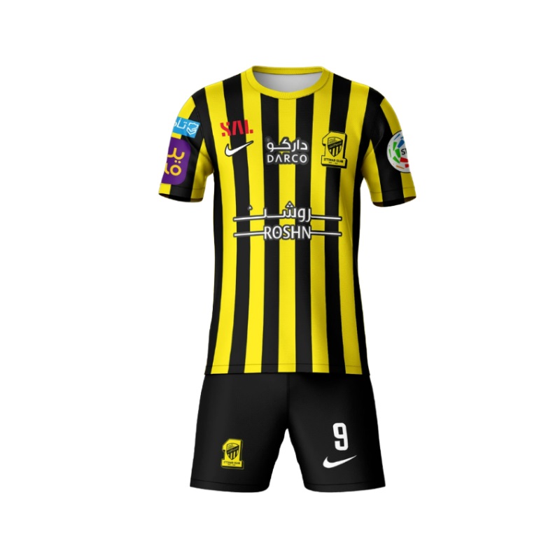 Maillot Al Ittihad Benzema Enfant 2022 2023 Domicile