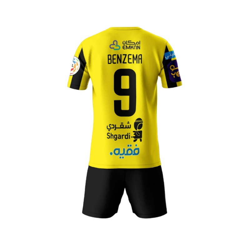 Maillot Al Ittihad Benzema Enfant 2022 2023 Domicile