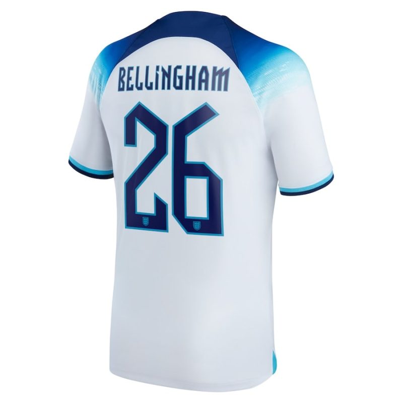 MAILLOT ANGLETERRE DOMICILE COUPE DU MONDE 2022 BELLINGHAM