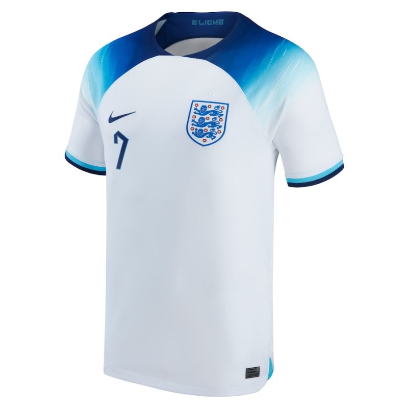 MAILLOT ANGLETERRE DOMICILE COUPE DU MONDE 2022 GREALISH