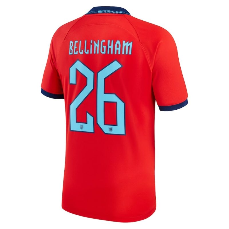 MAILLOT ANGLETERRE EXTERIEUR COUPE DU MONDE 2022 BELLINGHAM