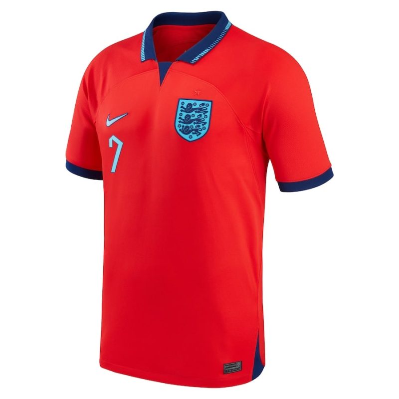 MAILLOT ANGLETERRE EXTERIEUR COUPE DU MONDE 2022 GREALISH