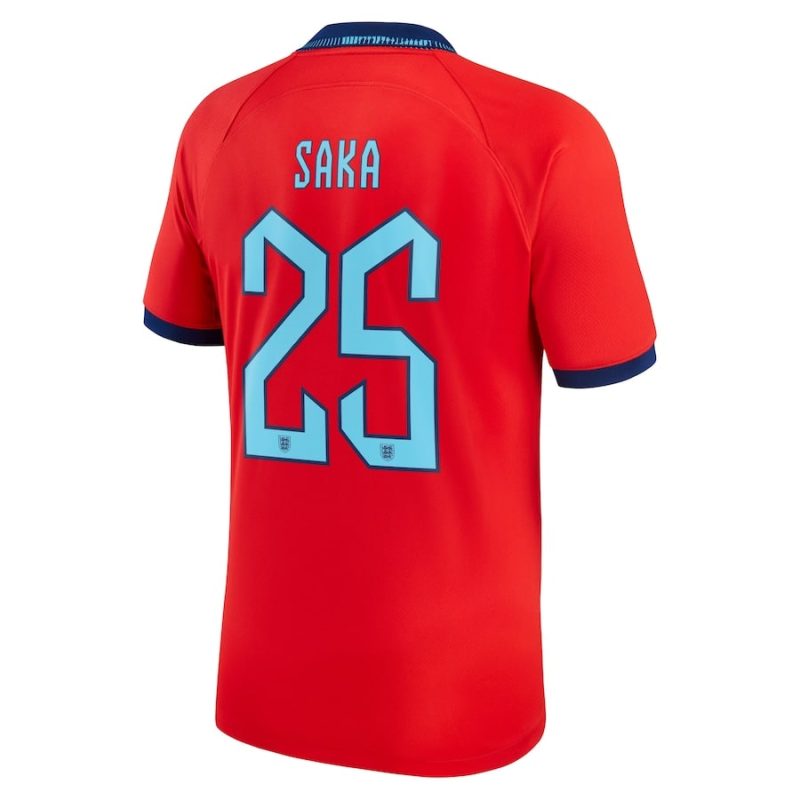 MAILLOT ANGLETERRE EXTERIEUR COUPE DU MONDE 2022 SAKA
