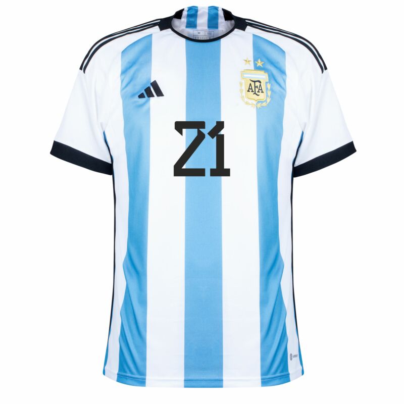 MAILLOT ARGENTINE DOMICILE COUPE DU MONDE 2022 DYBALA MAILLOT ARGENTINE DOMICILE COUPE DU MONDE 2022 DYBALA