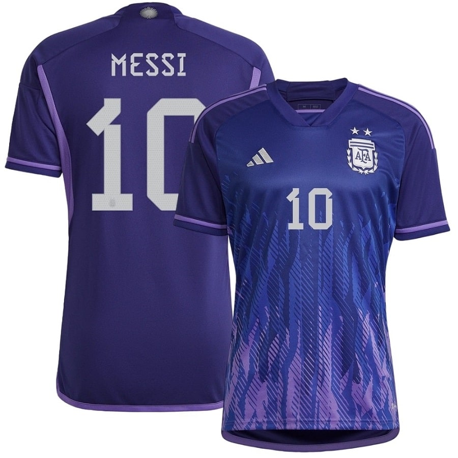 MAILLOT ARGENTINE EXTERIEUR COUPE DU MONDE 2022 MESSI