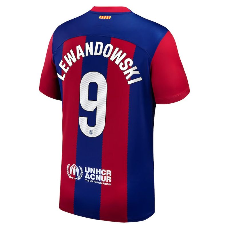 Maillot Barca 2023 2024 Domicile Lewandowski Maillot Barca 2023 2024 Domicile Lewandowski
