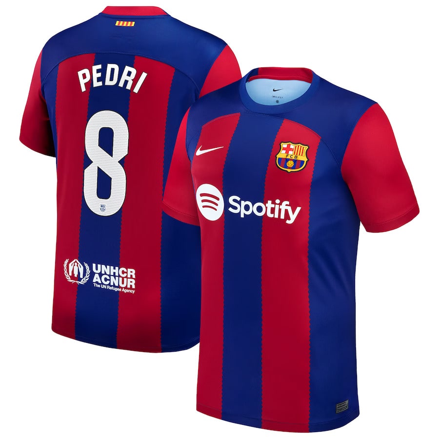 Maillot Barca 2023 2024 Domicile Pedri Maillot Barca 2023 2024 Domicile Pedri