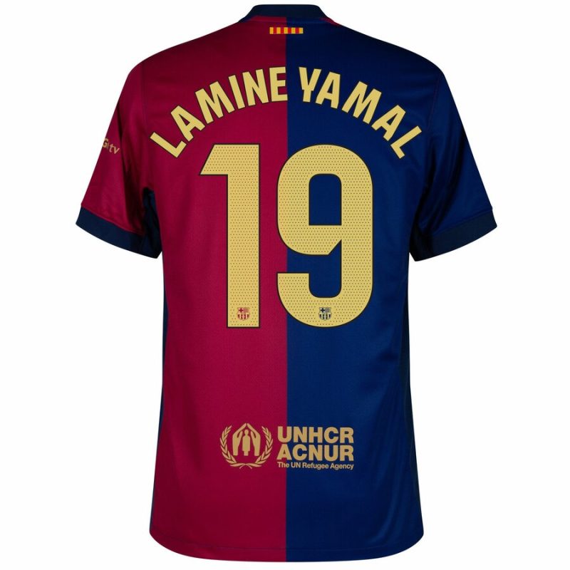 Maillot Barca Domicile 2024 2025 Lamine Yamal New Sponsor