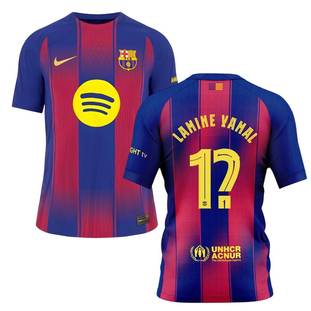 Maillot Barca Domicile 2025 2026 Lamine Yamal 10
