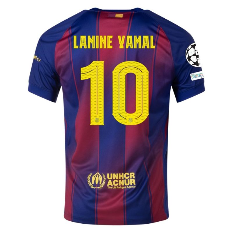 Maillot Barca Domicile 2025 2026 Lamine Yamal UCL