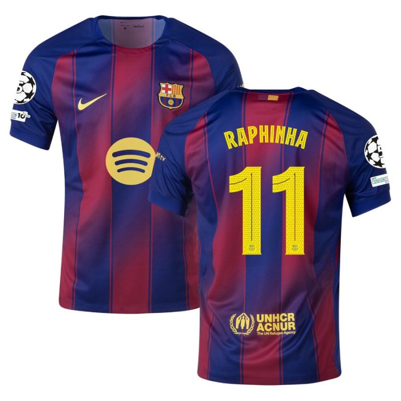 Maillot Barca Domicile 2025 2026 Raphinha UCL Maillot Barca Domicile 2025 2026 Raphinha UCL