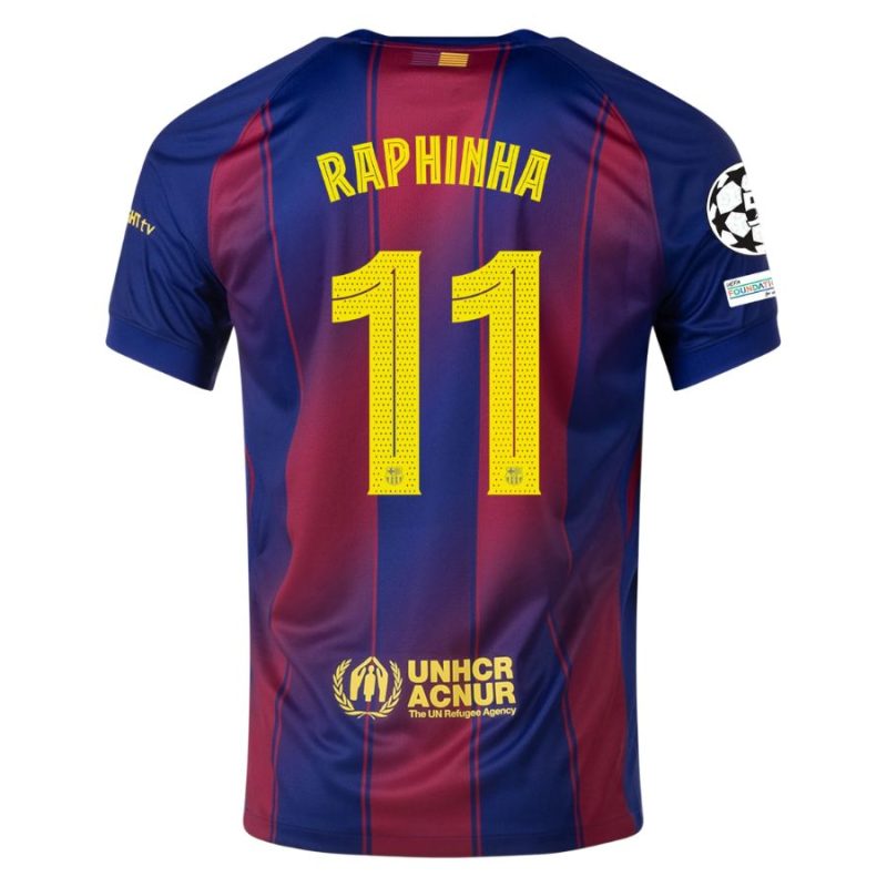 Maillot Barca Domicile 2025 2026 Raphinha UCL Maillot Barca Domicile 2025 2026 Raphinha UCL