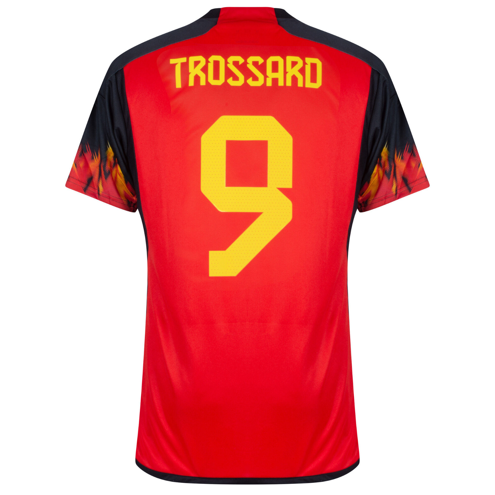 MAILLOT BELGIQUE DOMICILE COUPE DU MONDE 2022 TROSSARD