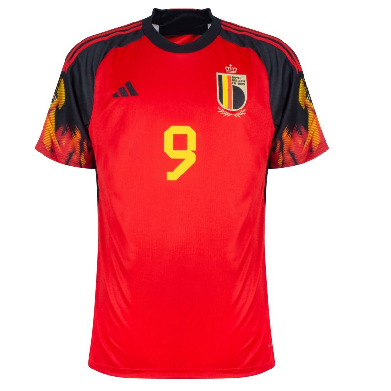 MAILLOT BELGIQUE DOMICILE COUPE DU MONDE 2022 TROSSARD