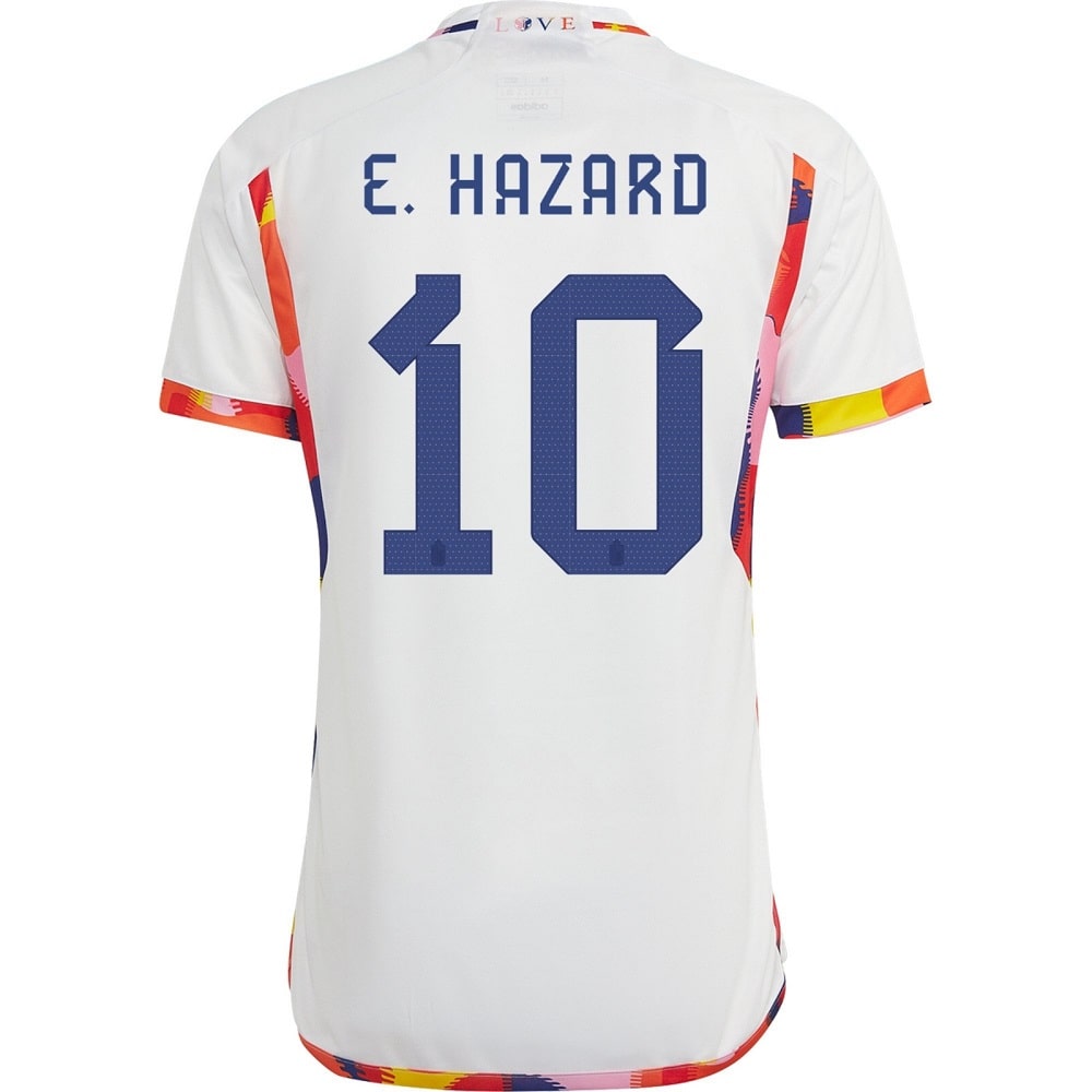 MAILLOT BELGIQUE EXTERIEUR COUPE DU MONDE 2022 E.HAZARD