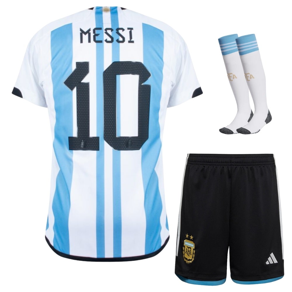 MAILLOT ENFANT ARGENTINE COUPE DU MONDE 2022 MESSI