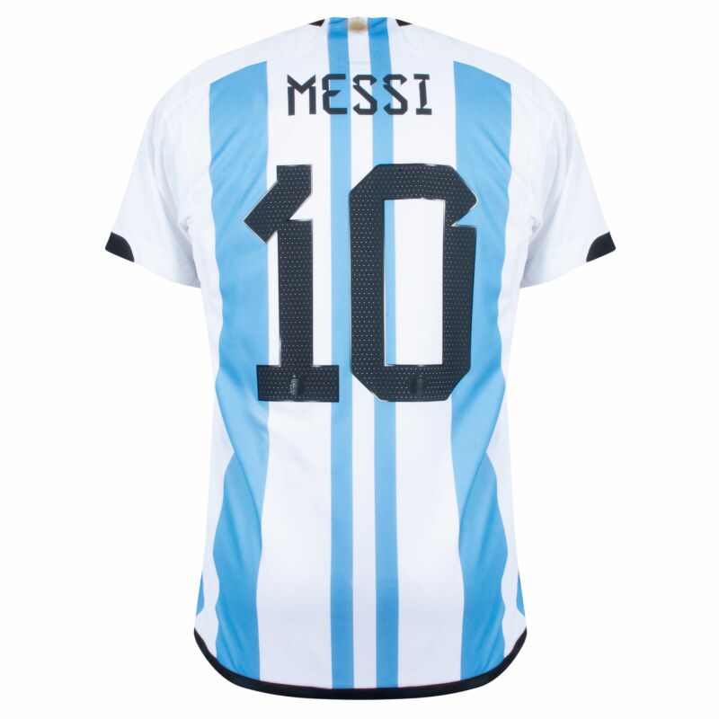 MAILLOT ENFANT ARGENTINE COUPE DU MONDE 2022 MESSI