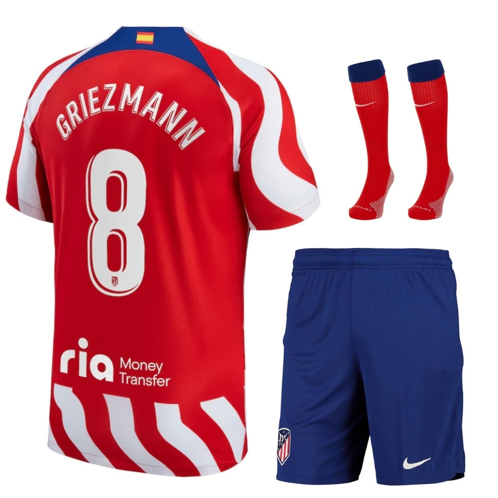 Maillot Enfant Atletico Madrid Domicile 2022 2023 GRIEZMANN