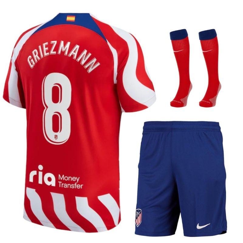 Maillot Enfant Atletico Madrid Domicile 2022 2023 GRIEZMANN