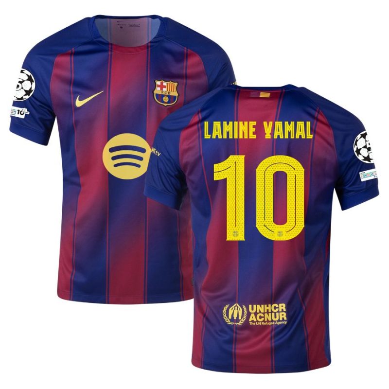 Maillot Enfant Barca Domicile 2025 2026 Lamine Yamal UCL