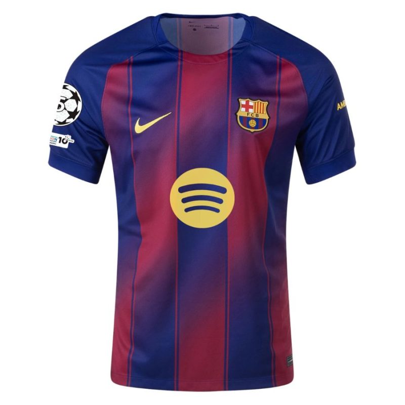 Maillot Enfant Barca Domicile 2025 2026 Raphinha UCL