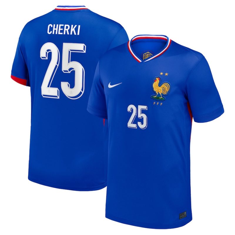 Maillot Enfant Equipe de France Domicile 2024 2025 Cherki Maillot Enfant Equipe de France Domicile 2024 2025 Cherki