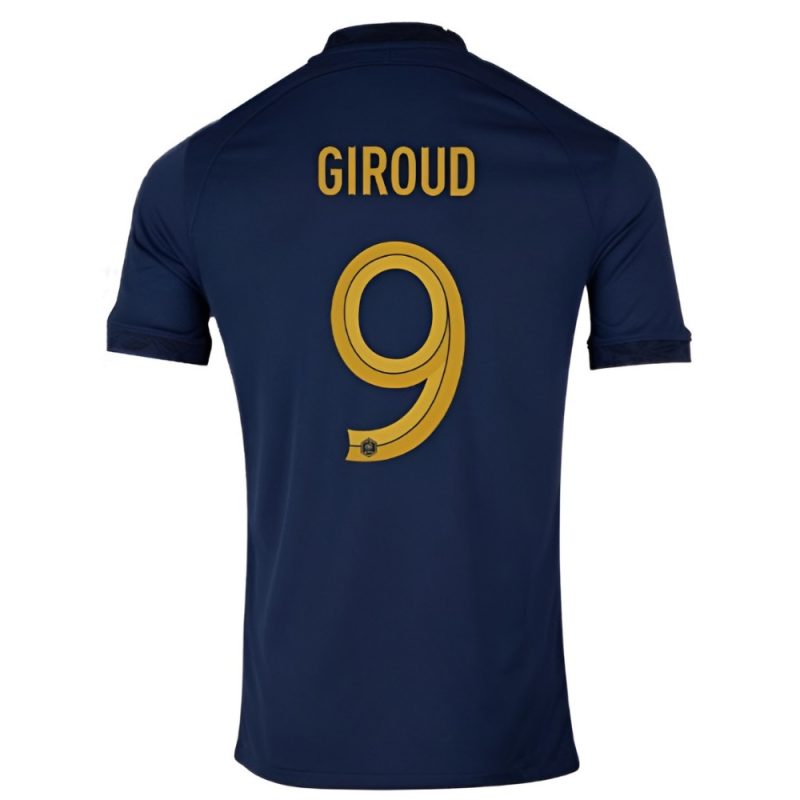 MAILLOT ENFANT EQUIPE DE FRANCE DOMICILE COUPE DU MONDE 2022 GIROUD