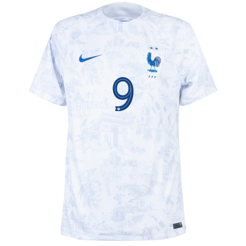 MAILLOT ENFANT EQUIPE DE FRANCE EXTERIEUR COUPE DU MONDE 2022 GIROUD