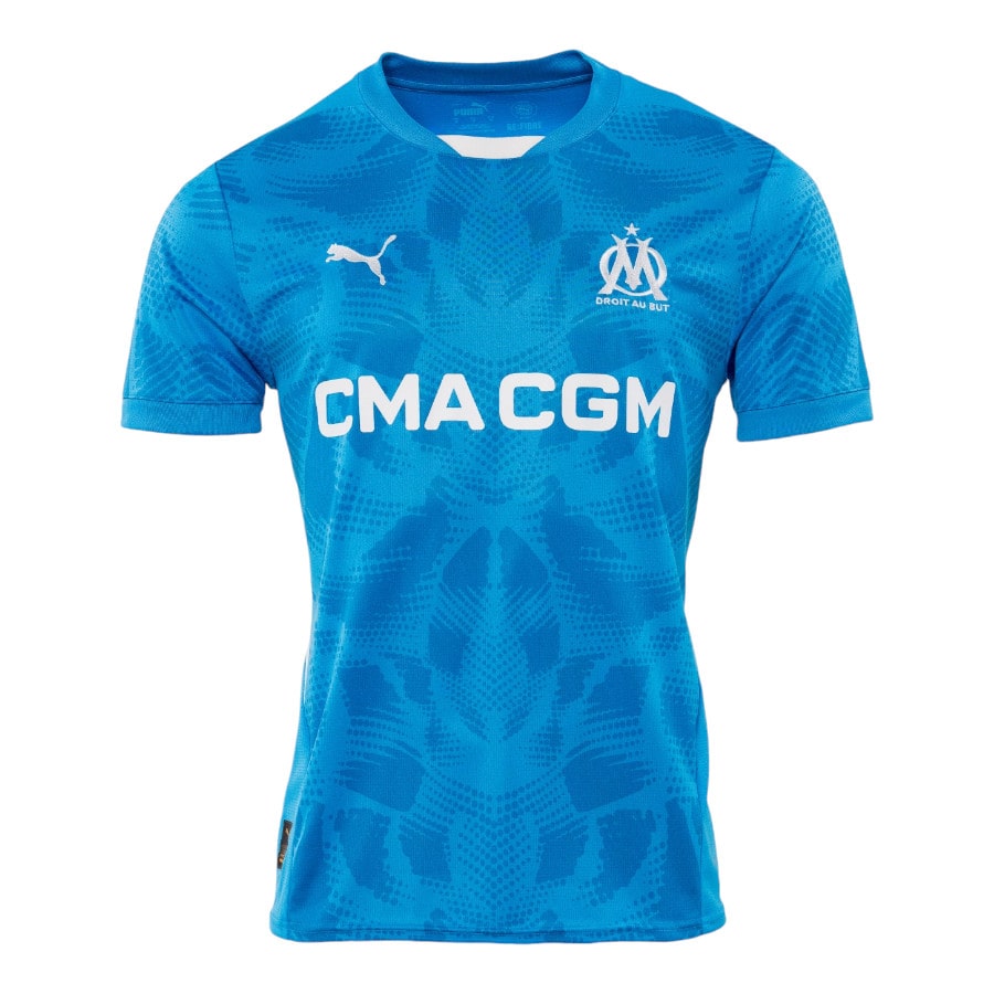Maillot Enfant OM 2024 2025 Gardien Bleu