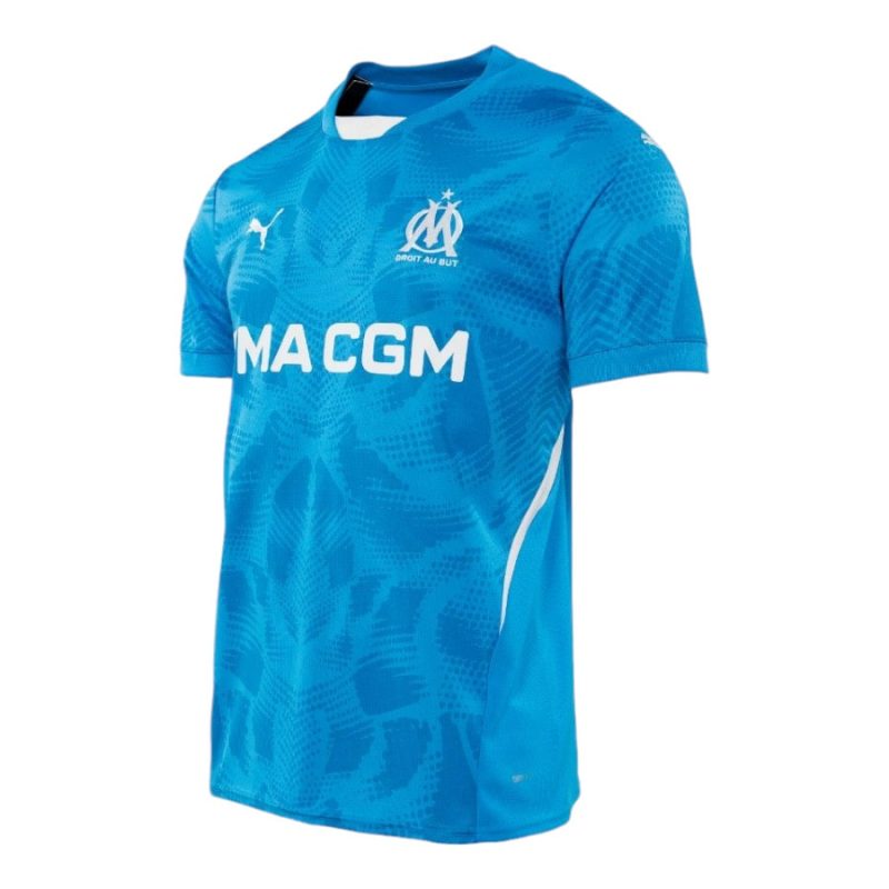 Maillot Enfant OM 2024 2025 Gardien Bleu