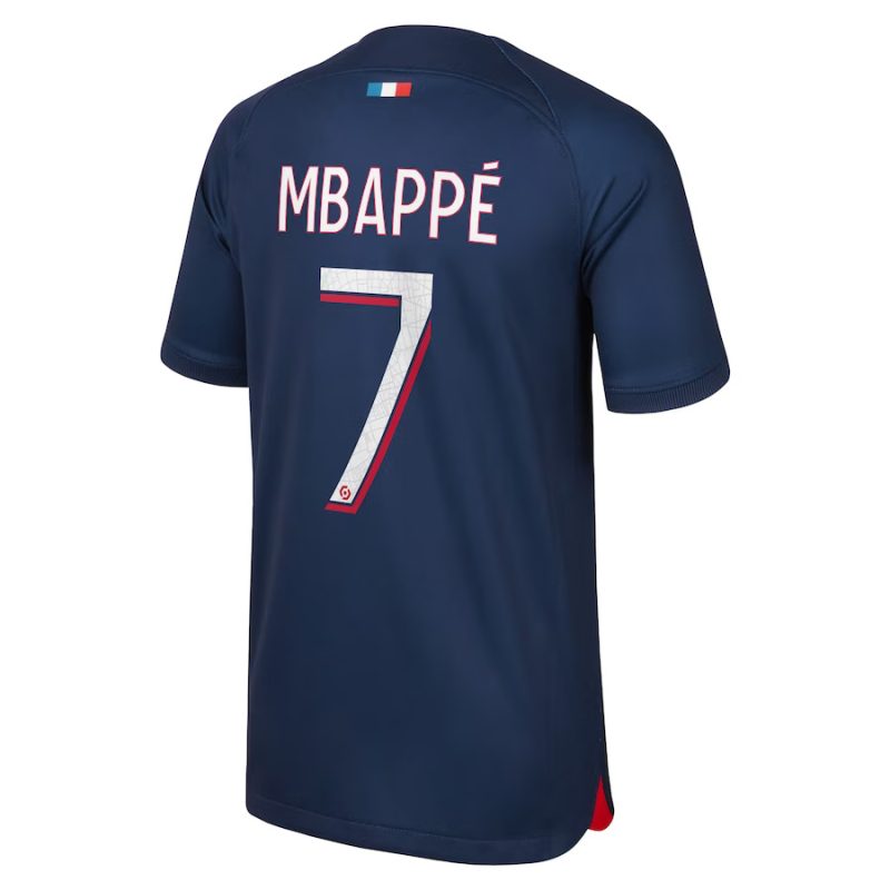 Maillot Enfant PSG Domicile 2023 2024 Mbappe