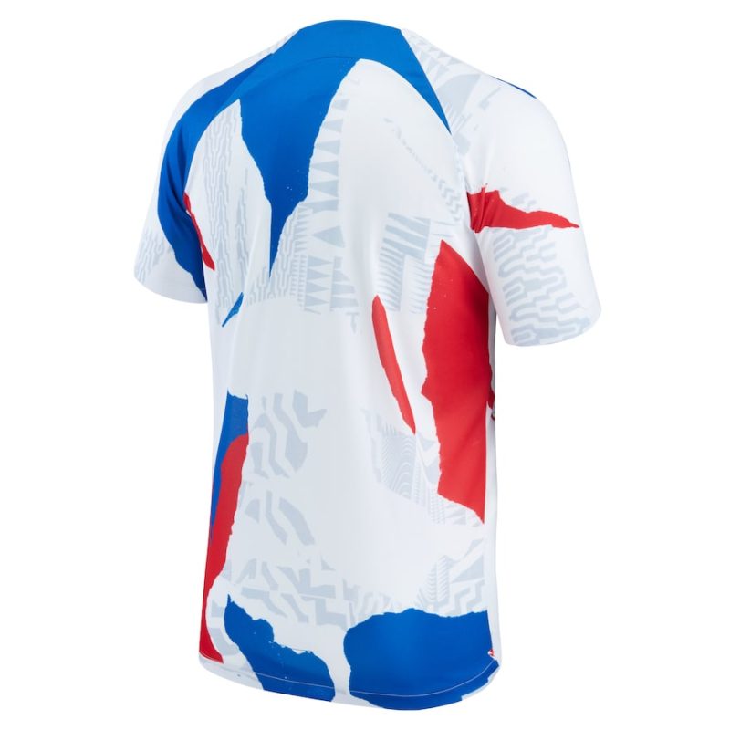 Maillot Equipe de France Coupe du Monde 2022 Pre-Match Blanc