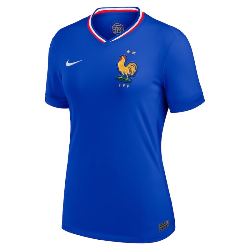 Maillot Equipe de France Domicile 2024 2025 Femme Maillot Equipe de France Domicile 2024 2025 Femme