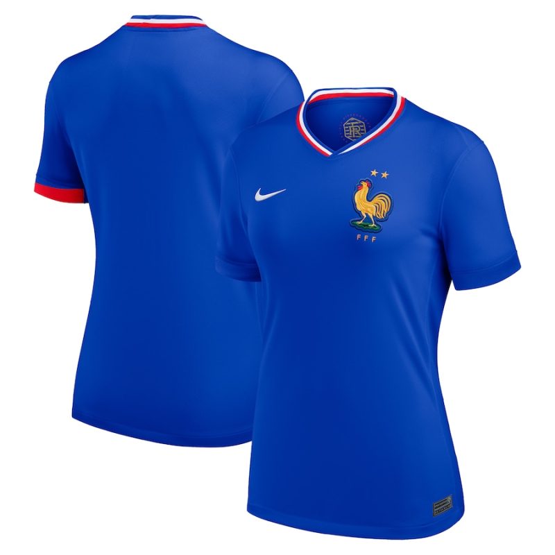 Maillot Equipe de France Domicile 2024 2025 Femme Maillot Equipe de France Domicile 2024 2025 Femme