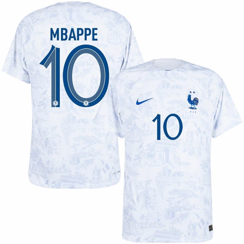 MAILLOT EQUIPE DE FRANCE EXTERIEUR COUPE DU MONDE 2022 MBAPPE