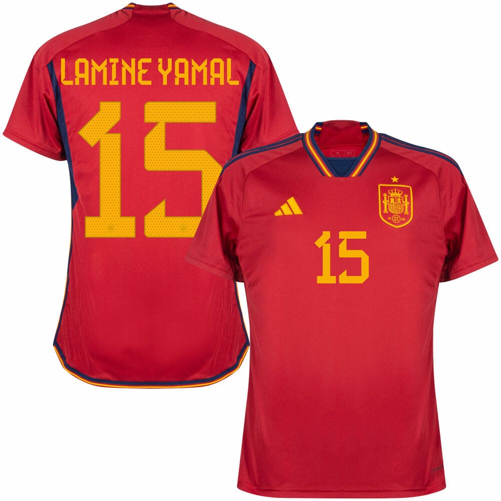 Maillot Espagne Domicile 2022 2023 Lamine Yamal