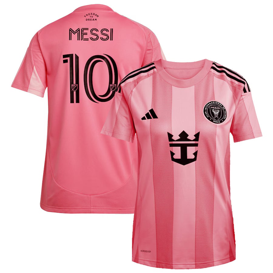 Maillot Inter Miami 2025 2026 Domicile Femme Messi