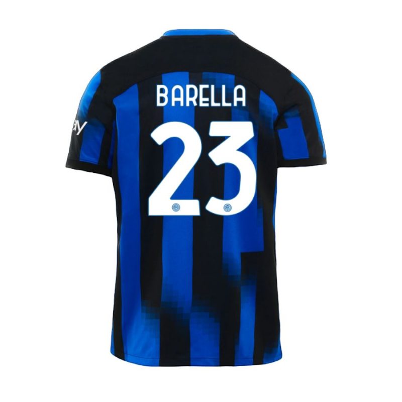 MAILLOT INTER MILAN DOMICILE 2023 2024 BARELLA