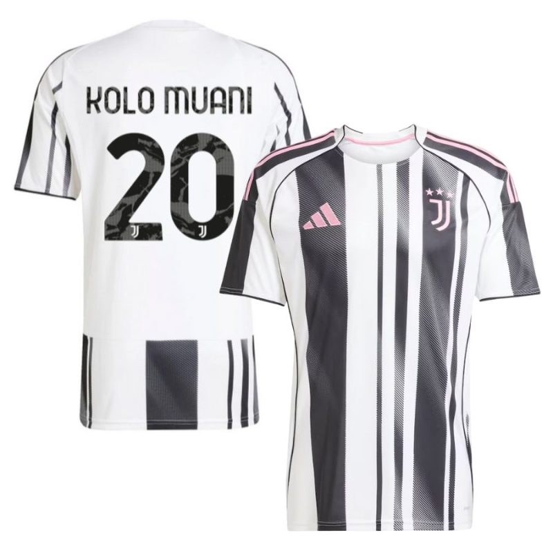 Maillot Juventus Domicile 2025 2026 Kolo Muani