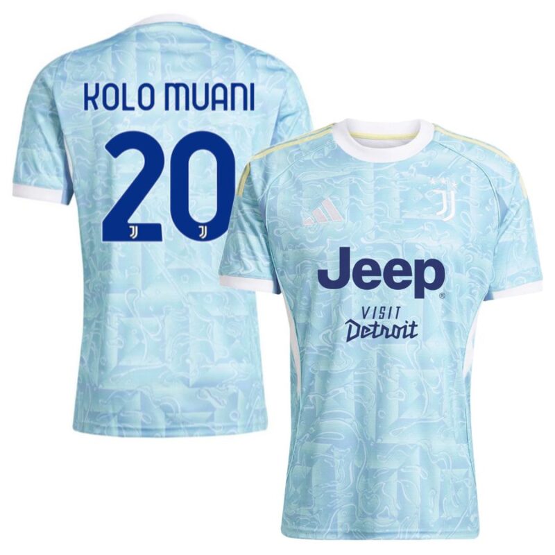 Maillot Juventus Exterieur 2025 2026 Kolo Muani