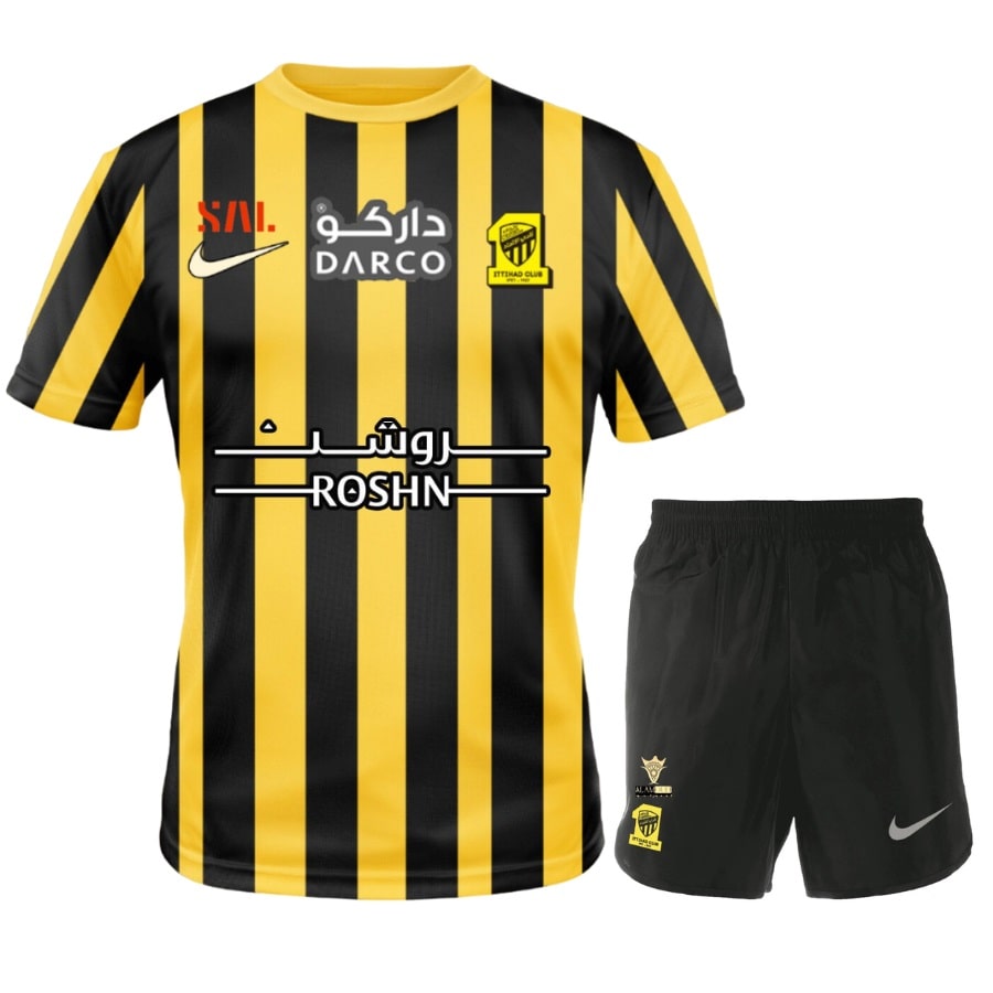 Maillot Kit Enfant Al-Ittihad 2022 2023 Domicile